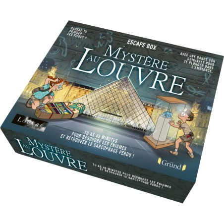 Escape Box - Mystère au Louvre - Jeux de société - 404 Editions - Grund