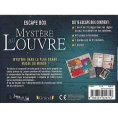 Escape Box - Mystère au Louvre - Jeux de société - 404 Editions - Grund 2