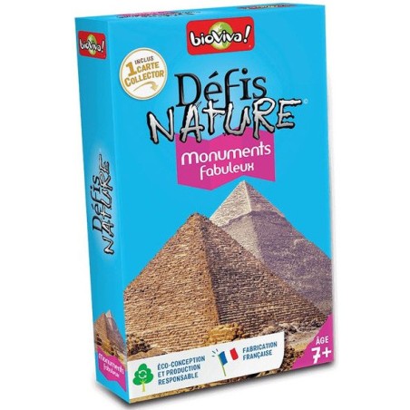 Défis Nature - Monuments Fabuleux - Jeu de société - Bioviva Editions