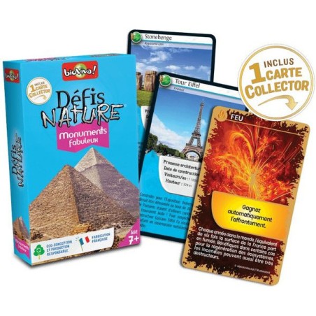 Défis Nature - Monuments Fabuleux - Jeu de société - Bioviva Editions