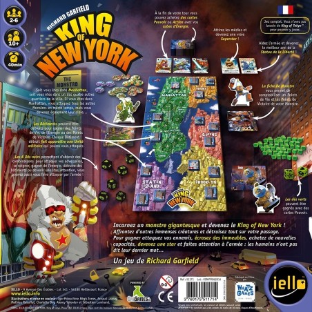 King of New York - jeu de plateau et de dés - Iello