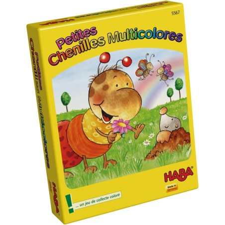 Petites Chenilles Multicolores - Jeu de société - Haba