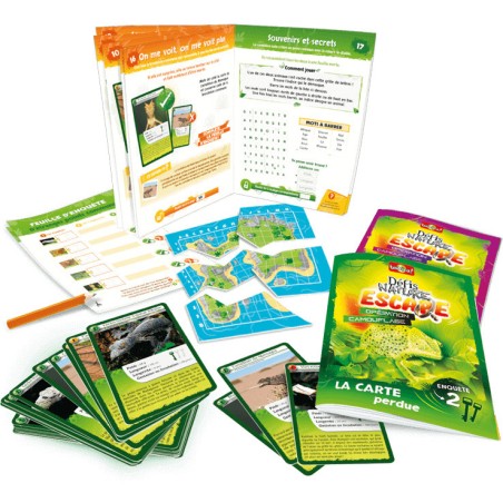 Défis Nature Escape - Opération Camouflage - Jeux de société - Bioviva Editions