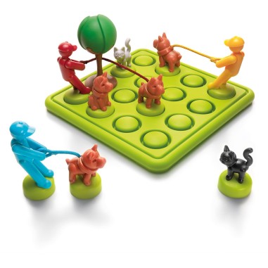 Jeu de réflexion : les chiens s'en mêlent - 80 défis - smart - Smartgames