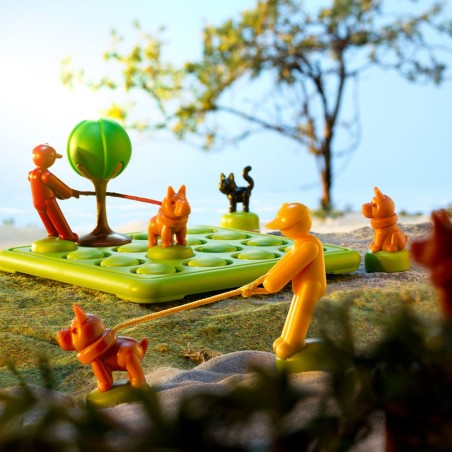 Jeu de réflexion : les chiens s'en mêlent - 80 défis - smart - Smartgames