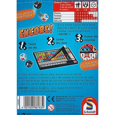 Encore! - Jeu de société - Spiele GmbH - Schmidt
