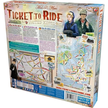 Les Aventuriers du Rail : Uk / Pennsylvanie - Extension - Jeux de société - Days of Wonder