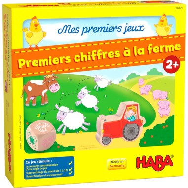 Mes premiers jeux - Premiers chiffres à la ferme - Jeux de société - Haba