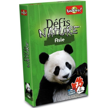 Défis Nature Asie - Jeu de cartes pédagogique dès 7 ans - Bioviva