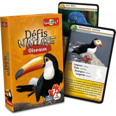 Défis Nature Oiseaux - Jeu pédagogique dès 4 ans - Bioviva