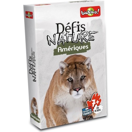 Defis Nature - Amériques - Jeu de cartes pédagogique dès 7 ans - Bioviva