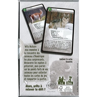 Defis Nature - Amériques - Jeu de cartes pédagogique dès 7 ans - Bioviva