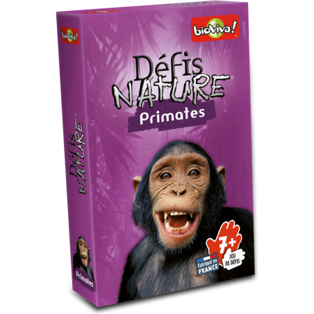 Défis Nature Primates - Jeu pédagogique dès 4 ans - Bioviva