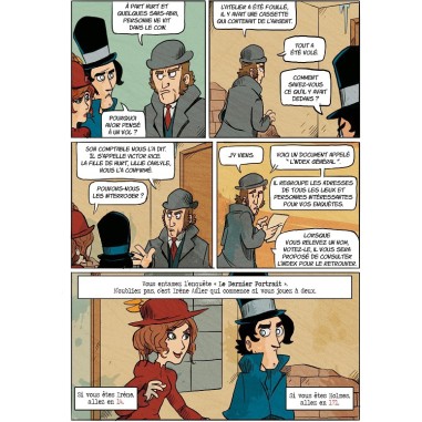 La Bd dont vous êtes le héros : Sherlock Holmes Le défi d'Irène Adler - Makaka Editions