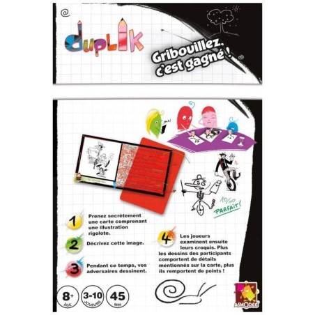 Duplik - jeu d'ambiance et de dessin - Asmodée - Asmodée