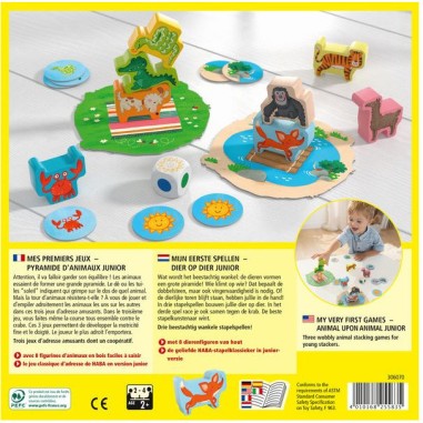 Mes premiers jeux - Pyramide d’animaux junior - Haba