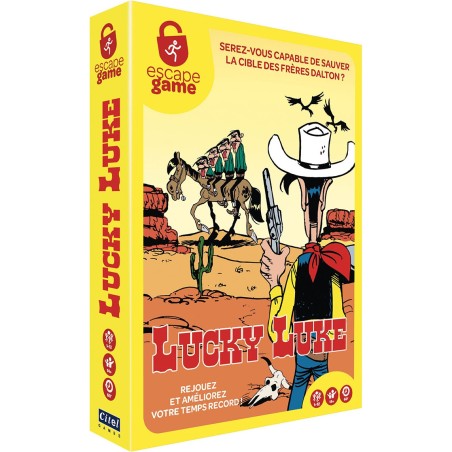 Escape Game Lucky Luke La balade des Dalton - Jeu d'enquête - Citel Games