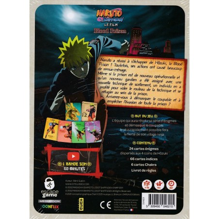 Escape Game - Naruto: Blood Prison - Jeux de société - Citel Games