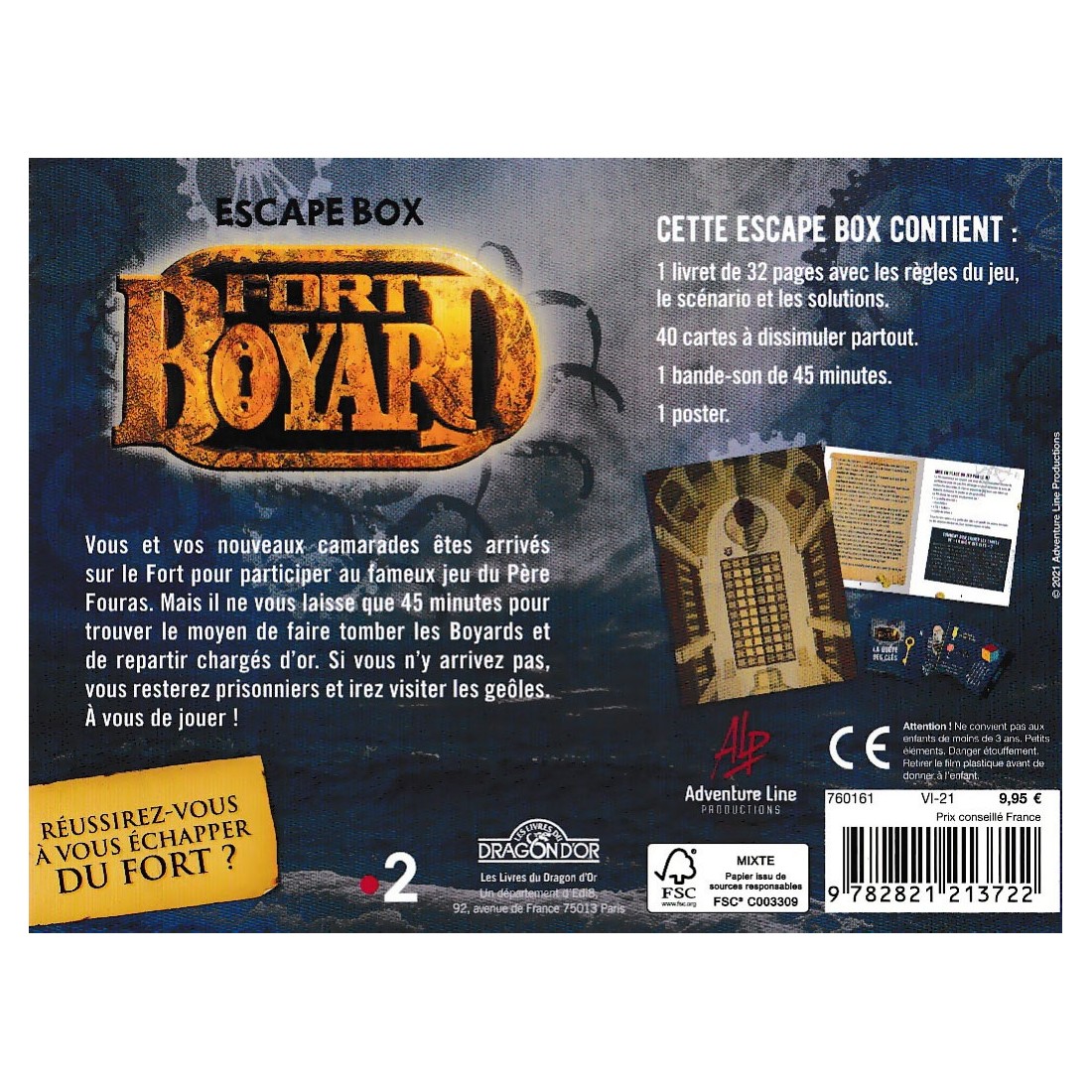 Escape Box: Fort Boyard 3 - 404 Editions - Jeux de société - 404
