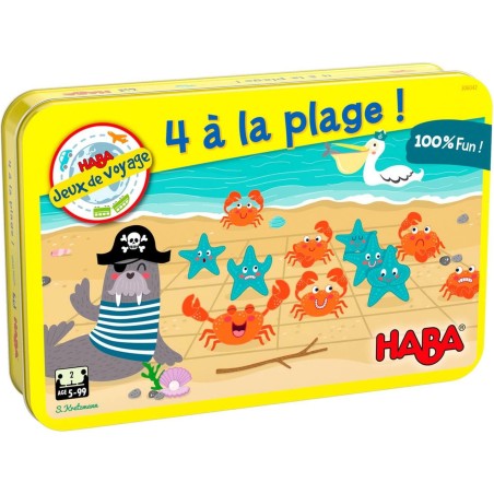 Jeux de voyage - 4 À la plage - Un jeu - Haba