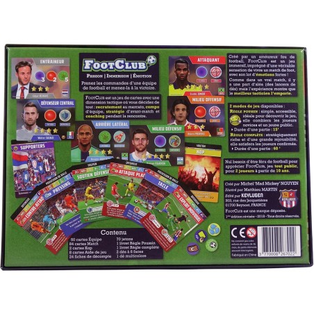 FootClub - Jeu de société - Keylugen
