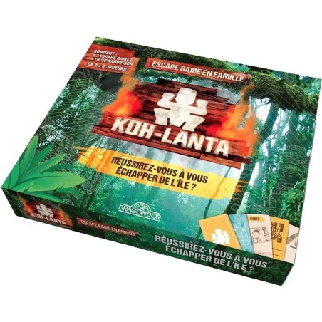 Escape Box : Koh-Lanta "Grand Format" - Escape Game Famille - 404 Éditions