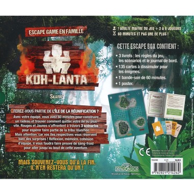Escape Box : Koh-Lanta "Grand Format" - Escape Game Famille - 404 Éditions