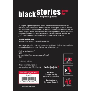 Black Stories Moyen Age - Jeu de société - Kikigagne - Kikigagne ?