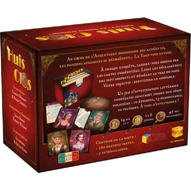 Le Manoir Winsbury - Huis Clos - Saison 1 - Jeu d'enquêtesEsprit Jeu - Oz Editions