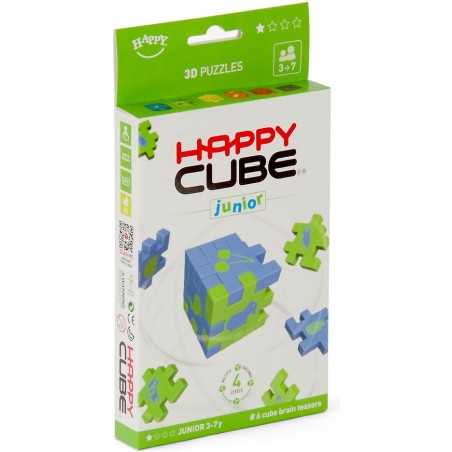 Happy Cube 6 Colour Pack Junior - Jeux de société - Smart Games - Smartgames