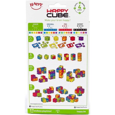 Happy Cube 6 Colour Pack Junior - Jeux de société - Smart Games - Smartgames