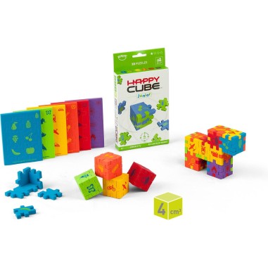 Happy Cube 6 Colour Pack Junior - Jeux de société - Smart Games - Smartgames