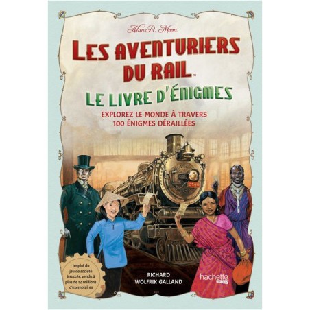 Les Aventuriers du Rail: Le Livre d’énigmes - Jeux de société - Hachette Heroes