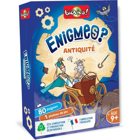 Enigmes - Antiquité - Jeux de société - Bioviva Editions