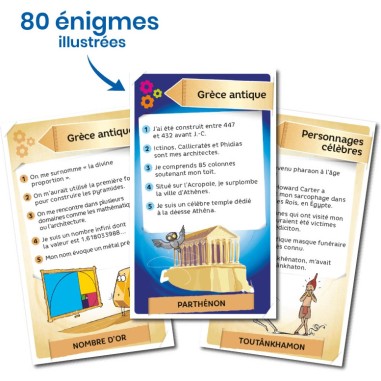 Enigmes - Antiquité - Jeux de société - Bioviva Editions