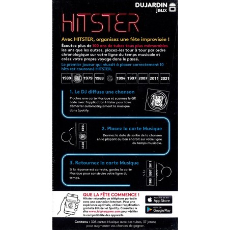 Hitster - Dujardin / TF1 Game - Jeux de société - Jumbo Diset