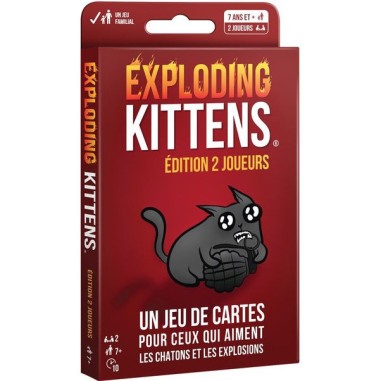 : édition 2 joueurs - Jeux de société - Exploding Kittens