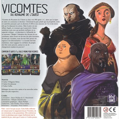 Vicomtes du Royaume de l'Ouest - Big Box - Pixie Games - Jeux de société - Garphill Games