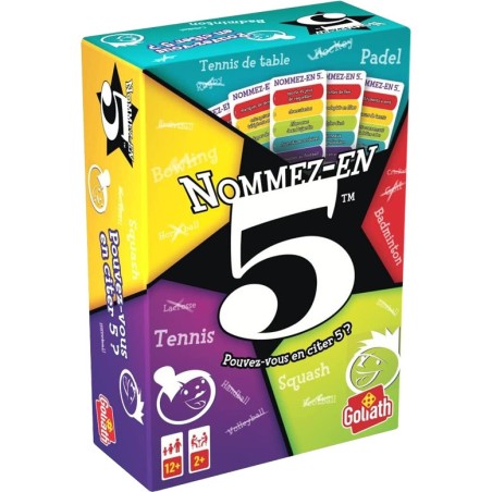 Nommez-en 5 - Jeux de société - Goliath