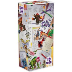 Puzzle Universe Making of Monsters - 1000 pièces - Puzzle - Iello