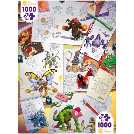 Puzzle Universe Making of Monsters - 1000 pièces - Puzzle - Iello