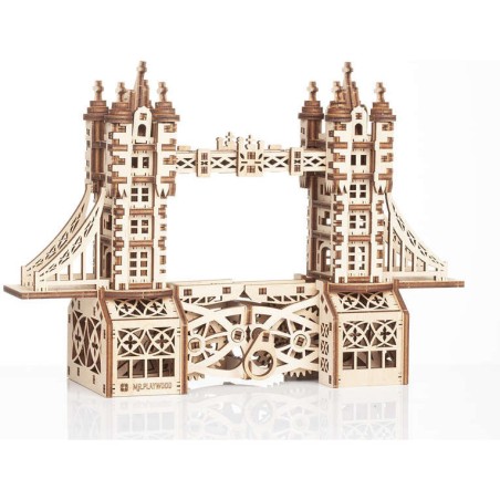 Maquette Tower Bridge - petite taille - mobile 3D en bois - Puzzle - Mr. Playwood