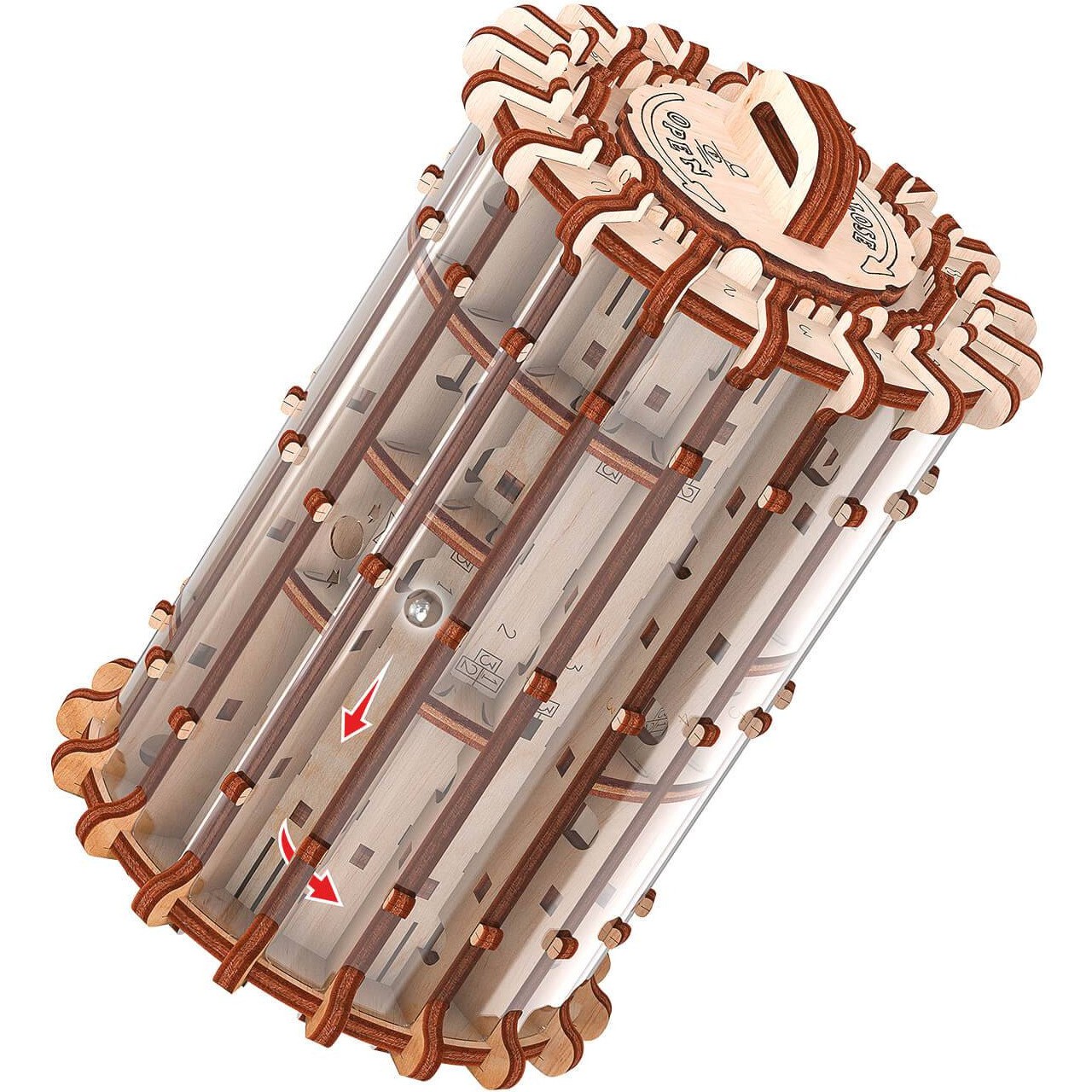 Labyrinthe modèle 3D mobile en bois Mr. Playwood