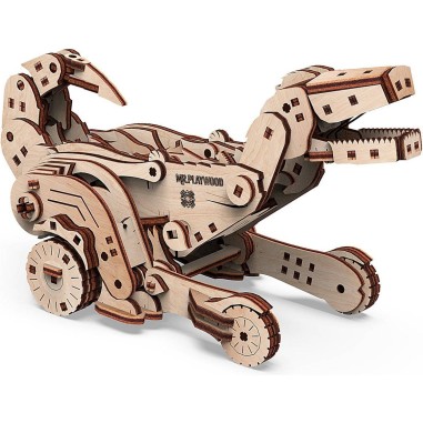 Maquette Dinocar mobile 3D en bois - Puzzle - Mr. Playwood