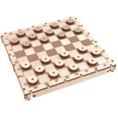Jeu de Dames en bois - maquette 3D mobile en bois - Mr Playwood