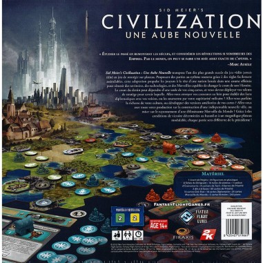 Civilization : Une Aube Nouvelle - Jeu de Plateau - Fantasy Flight Games