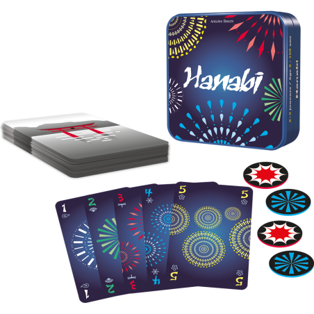 Hanabi - Jeu de coopération pour jouer en famille - Asmodee - Cocktail Games