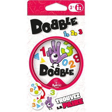 Dobble 123 - Blister Eco - Un jeu Zygomatic - Asmodée