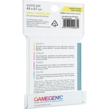 Prime - Mini American-Sized - Sleeves - 44 x 67 mm - Accessoires - Gamegenic