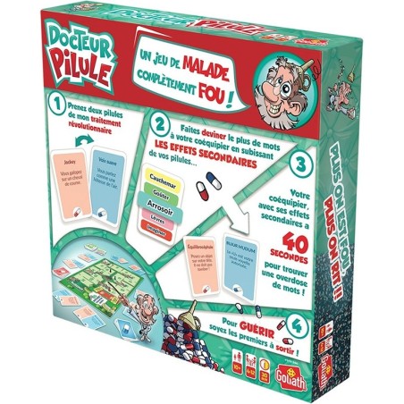 Docteur Pilule - Jeu de société - Fantastic Lombric - Goliath